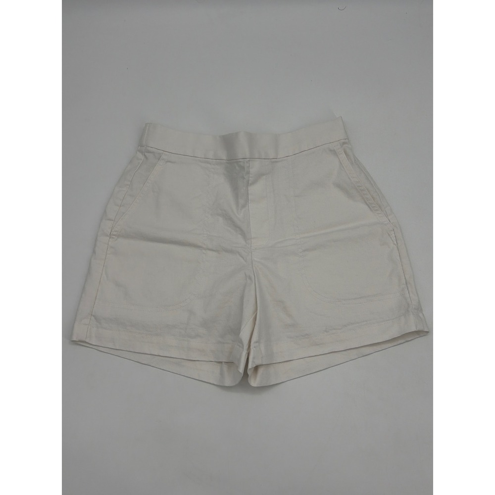 Banana Republic Linen Blend White Elastic Back‎ Shorts XS 850473-03 Summer 2024